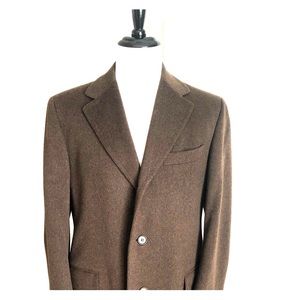 Cashmere/Wool Men’s Topcoat